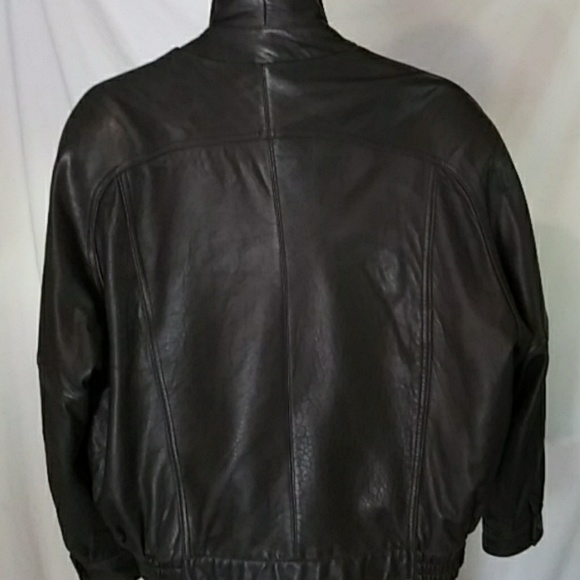Reed Leather Bomber Jacket - Picture 4 of 8